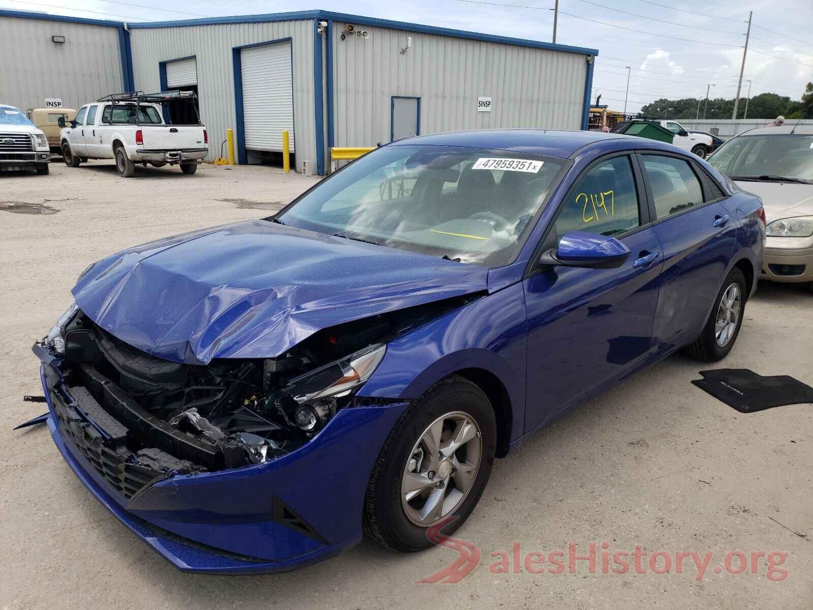 5NPLL4AG7MH050569 2021 HYUNDAI ELANTRA