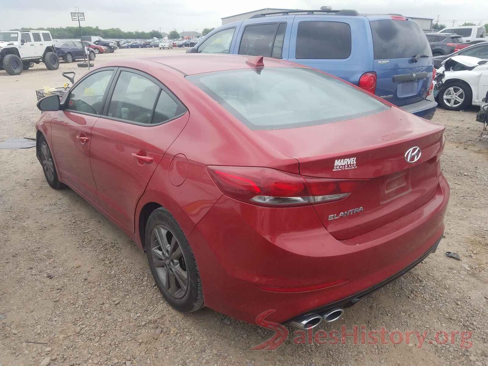 5NPD84LF7JH327923 2018 HYUNDAI ELANTRA