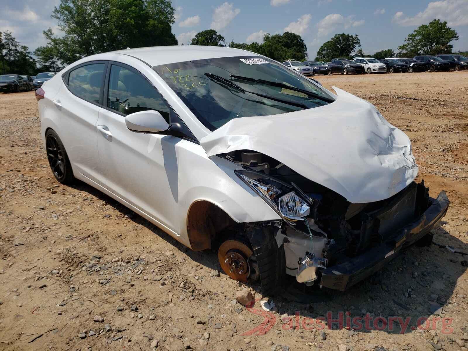 5NPDH4AEXGH685052 2016 HYUNDAI ELANTRA