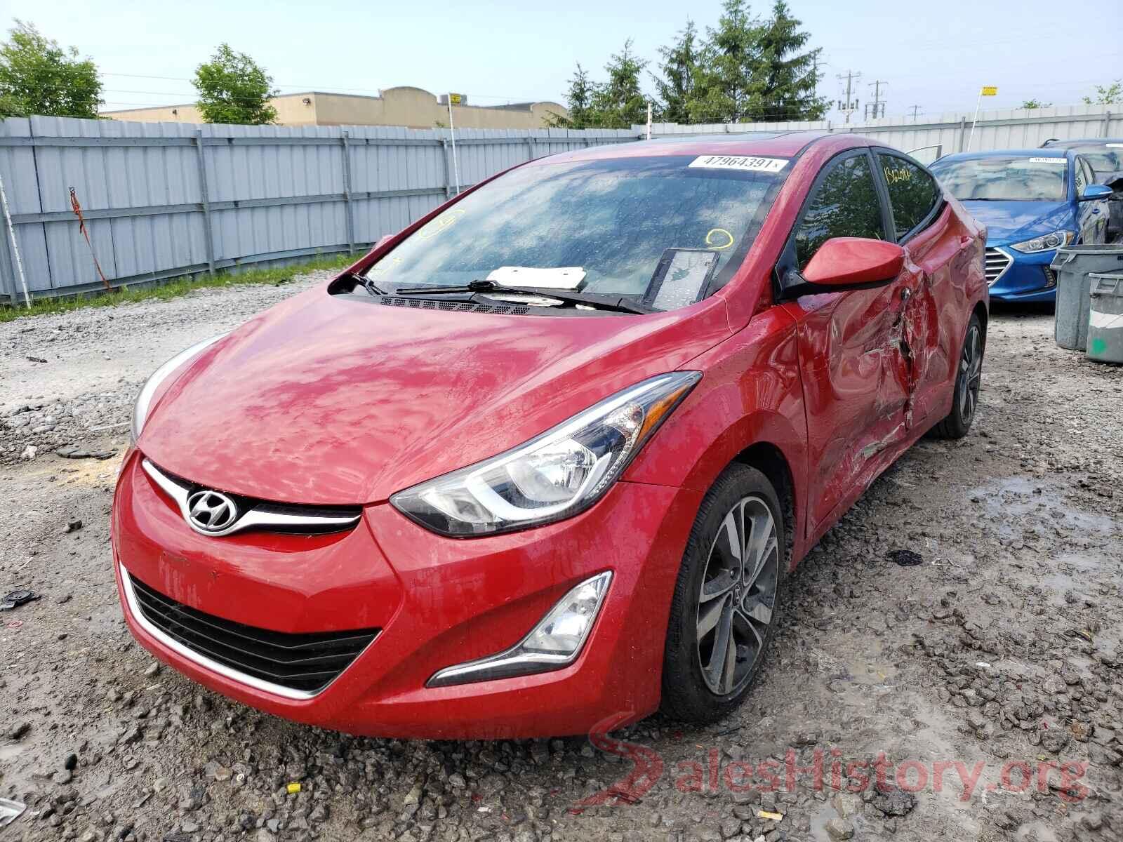 KMHDH4AH7GU484141 2016 HYUNDAI ELANTRA