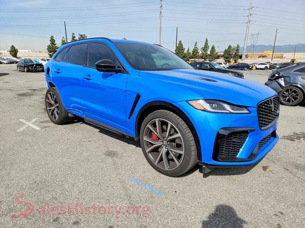 2024 JAGUAR F-PACE VIN SADCZ2EE0RA739609, rear 3/4 view