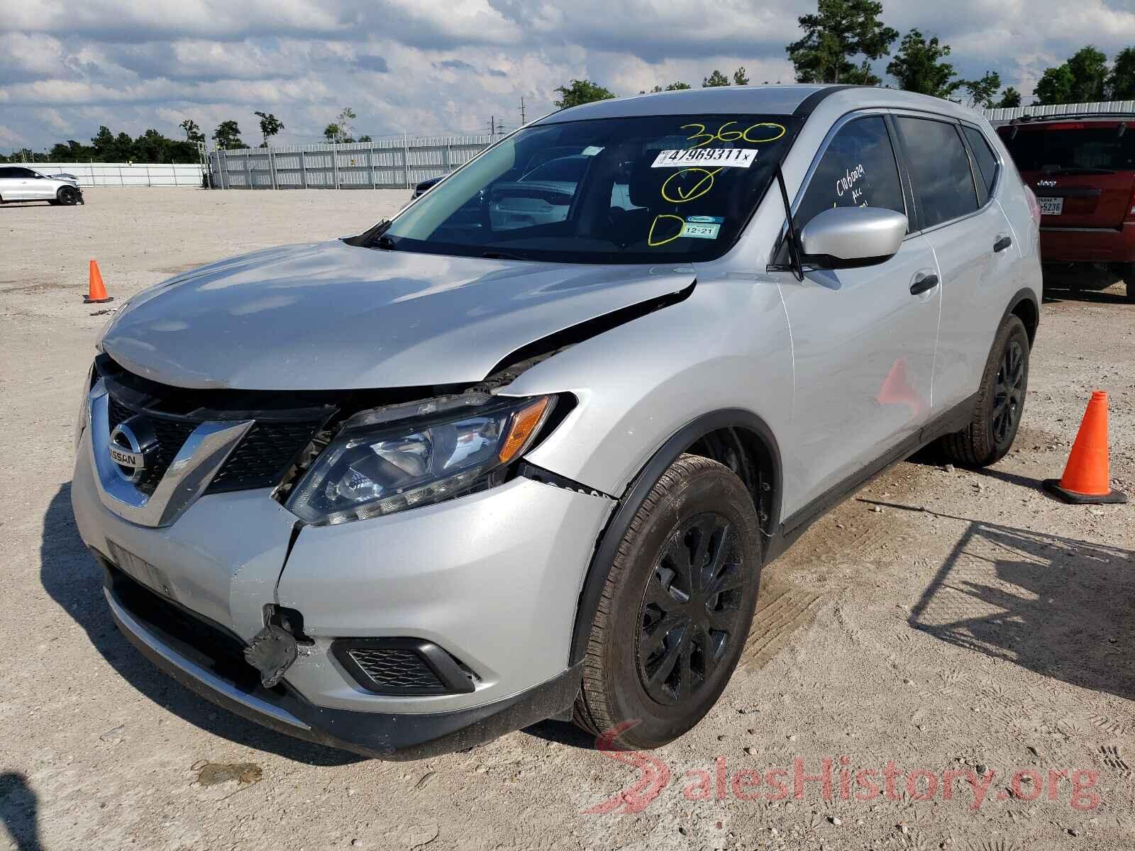 5N1AT2MTXGC812695 2016 NISSAN ROGUE