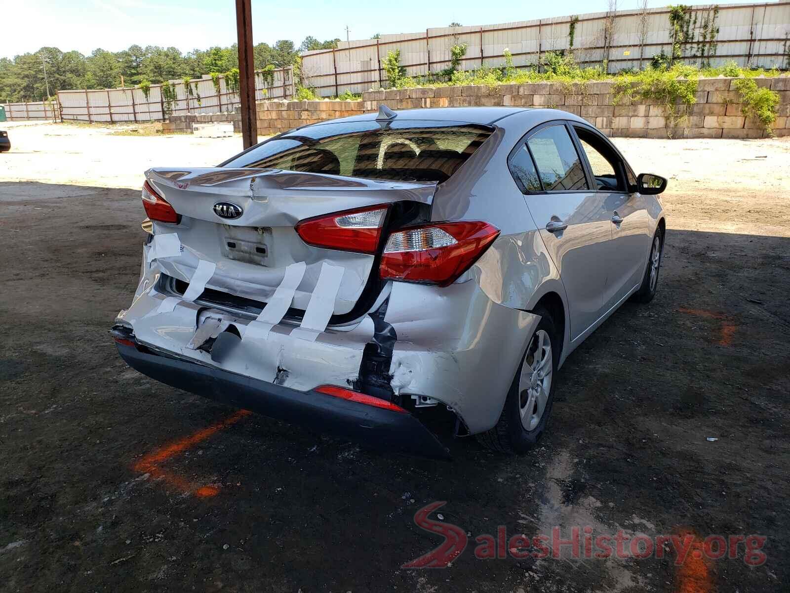 KNAFK4A60G5487788 2016 KIA FORTE