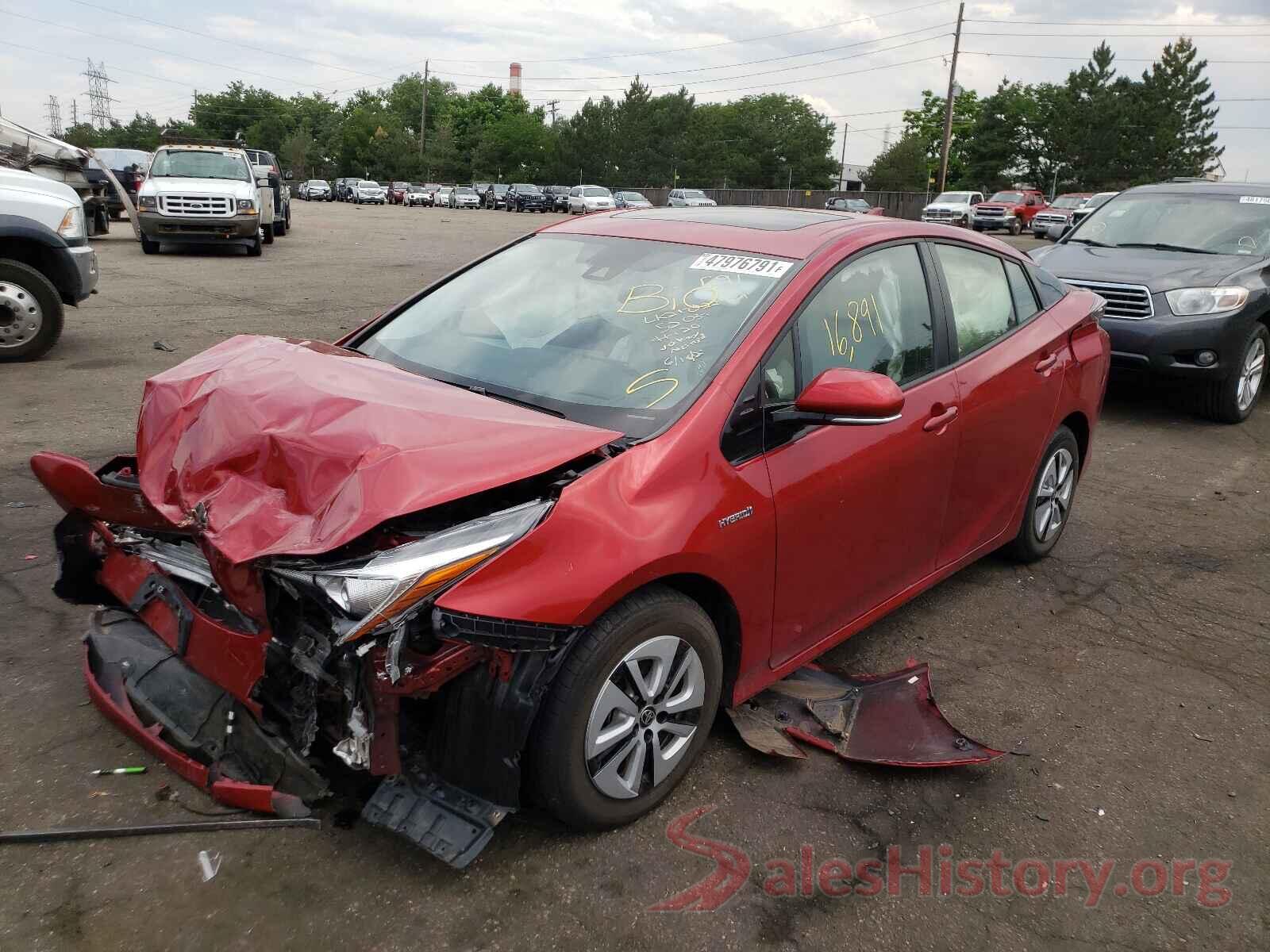 JTDKARFU8J3061701 2018 TOYOTA PRIUS