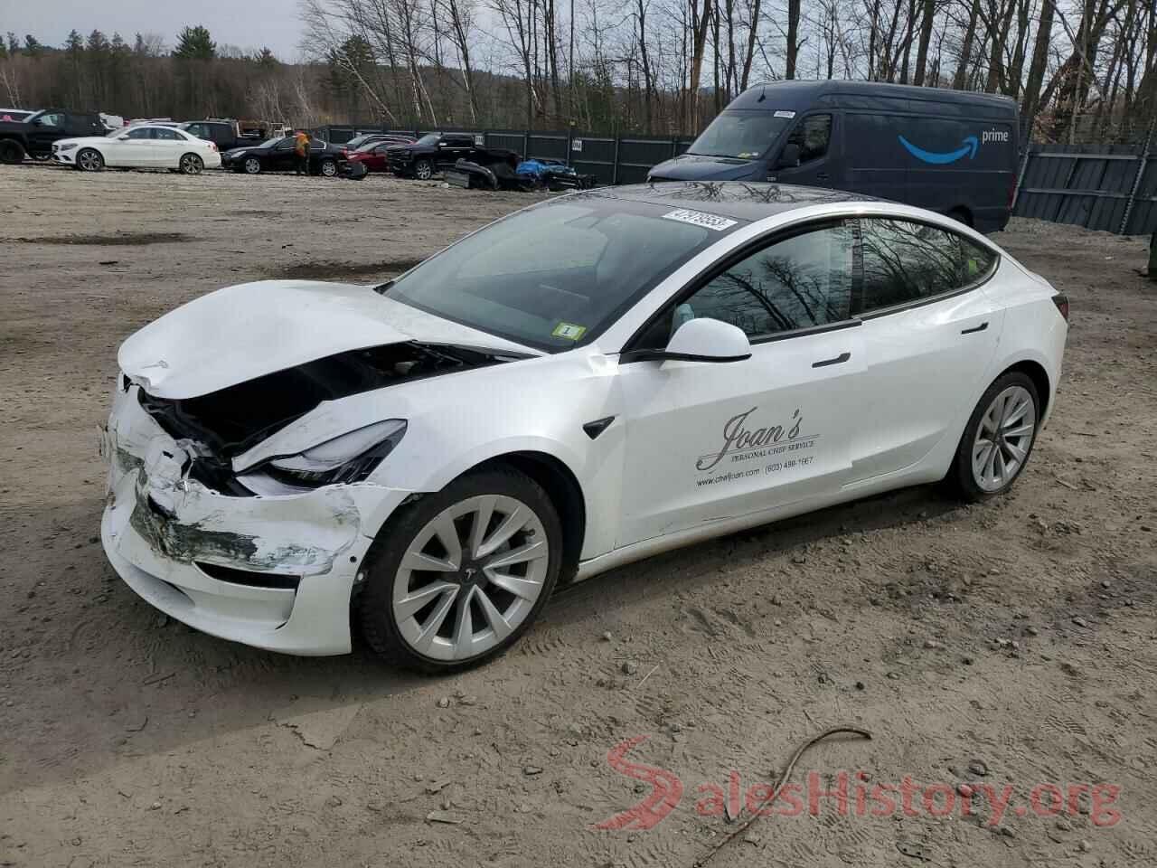 5YJ3E1EB6MF859938 2021 TESLA MODEL 3