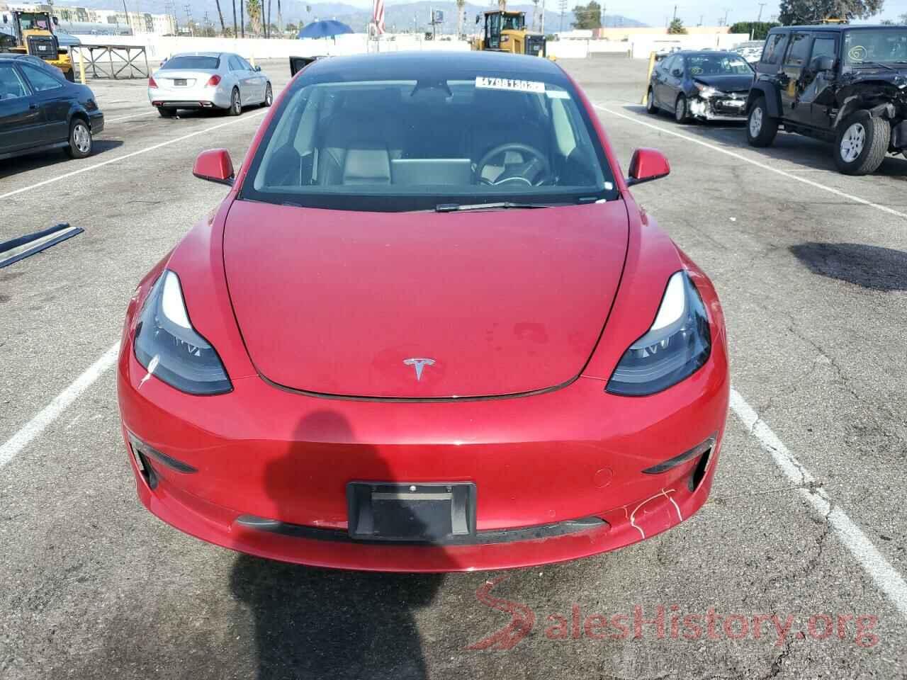 5YJ3E1EB0NF187473 2022 TESLA MODEL 3