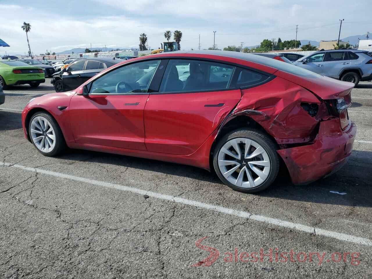 5YJ3E1EB0NF187473 2022 TESLA MODEL 3