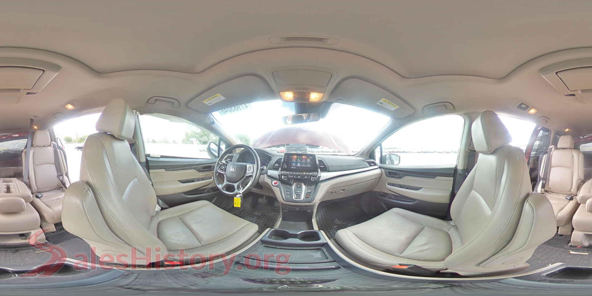 2019 HONDA ODYSSEY VIN 5FNRL6H79KB036213, auction photo 15