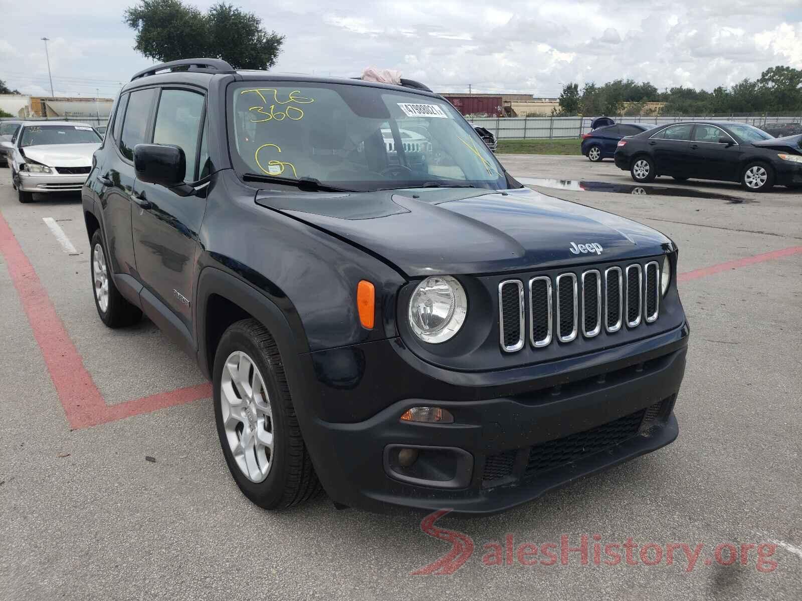 ZACCJABT3GPE33307 2016 JEEP RENEGADE