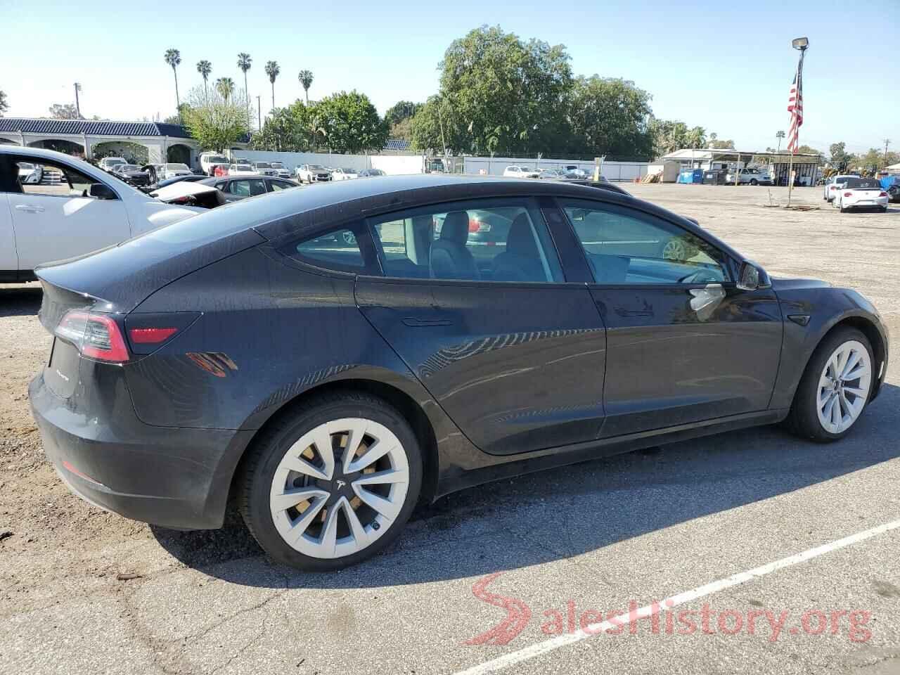 5YJ3E1EB9NF305181 2022 TESLA MODEL 3