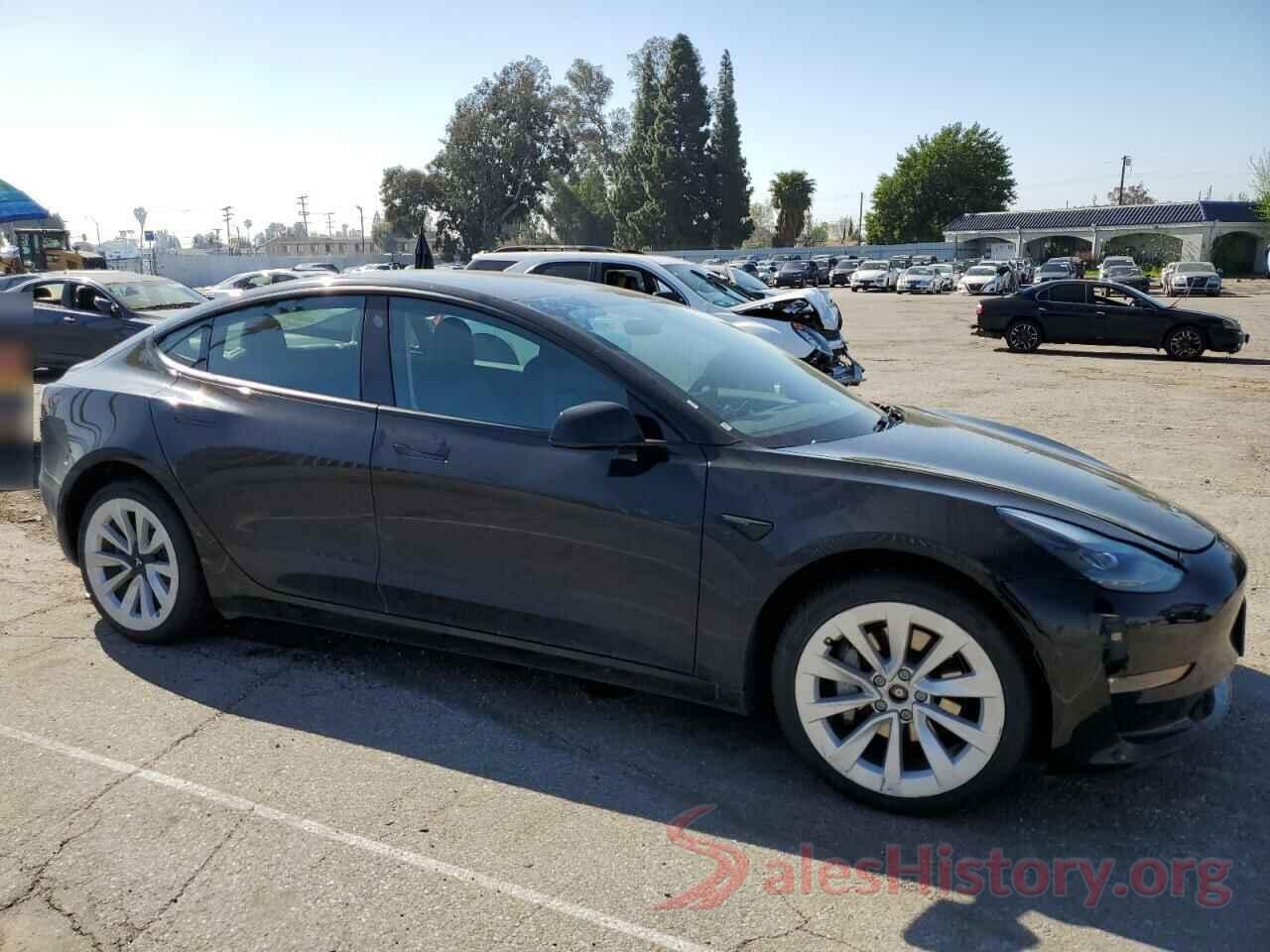 5YJ3E1EB9NF305181 2022 TESLA MODEL 3