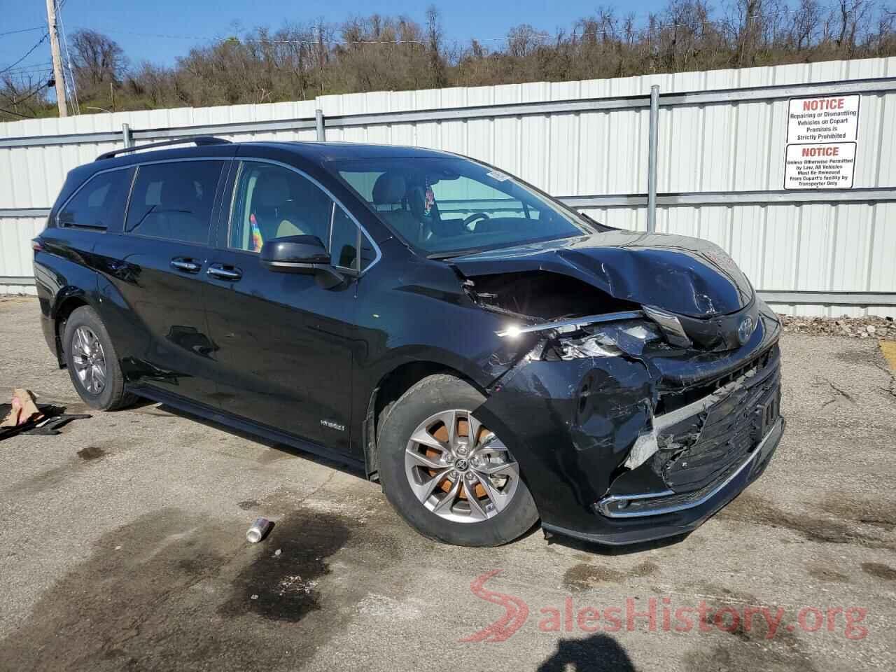 5TDJSKFC7MS008966 2021 TOYOTA SIENNA