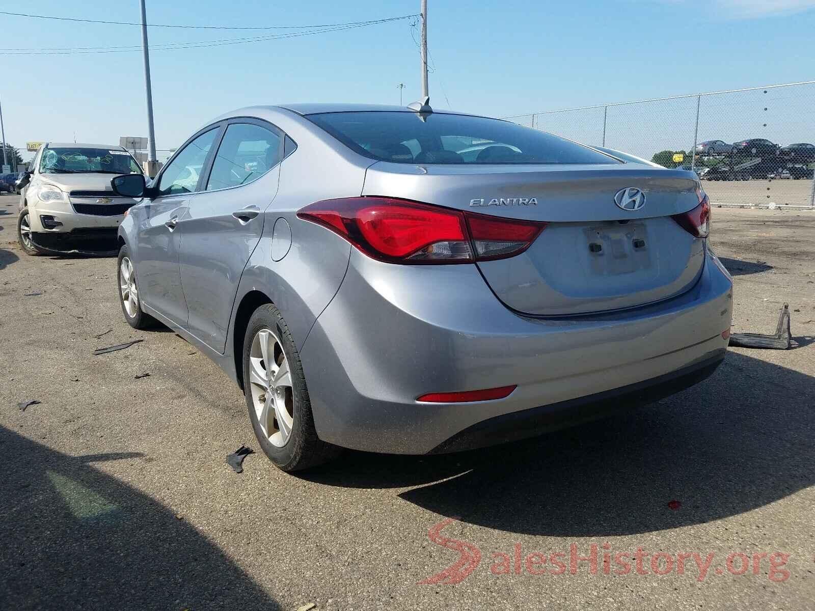 5NPDH4AEXGH766729 2016 HYUNDAI ELANTRA