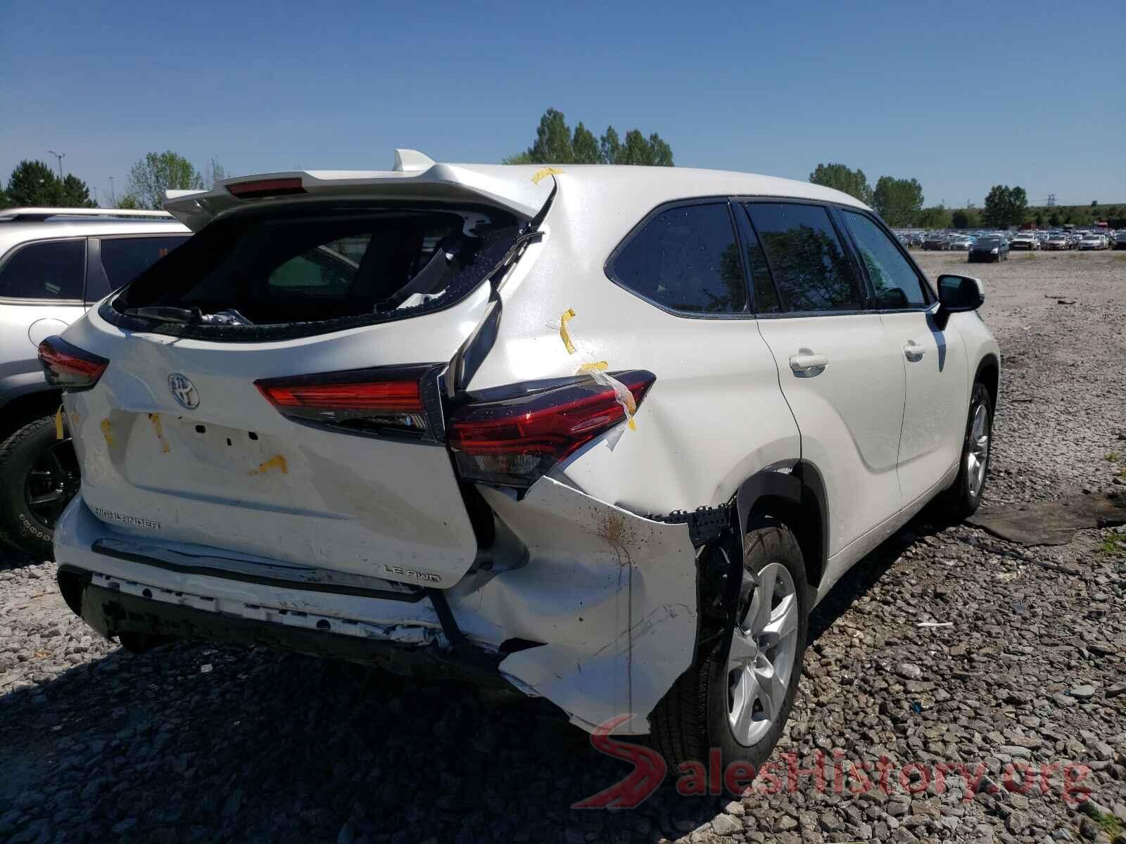 5TDBZRBH6LS503636 2020 TOYOTA HIGHLANDER