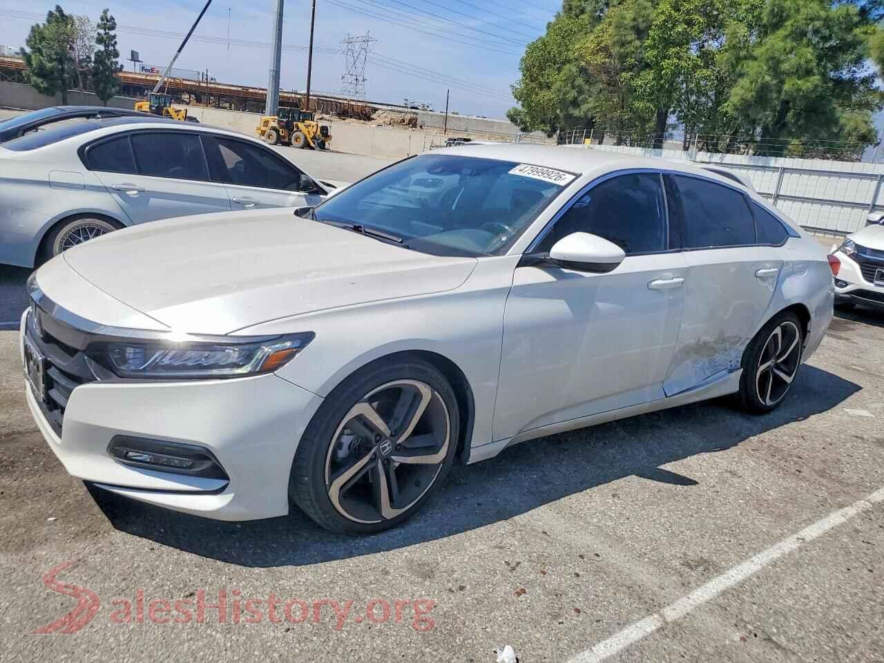 2019 HONDA ACCORD VIN 1HGCV1F36KA175857, auction photo