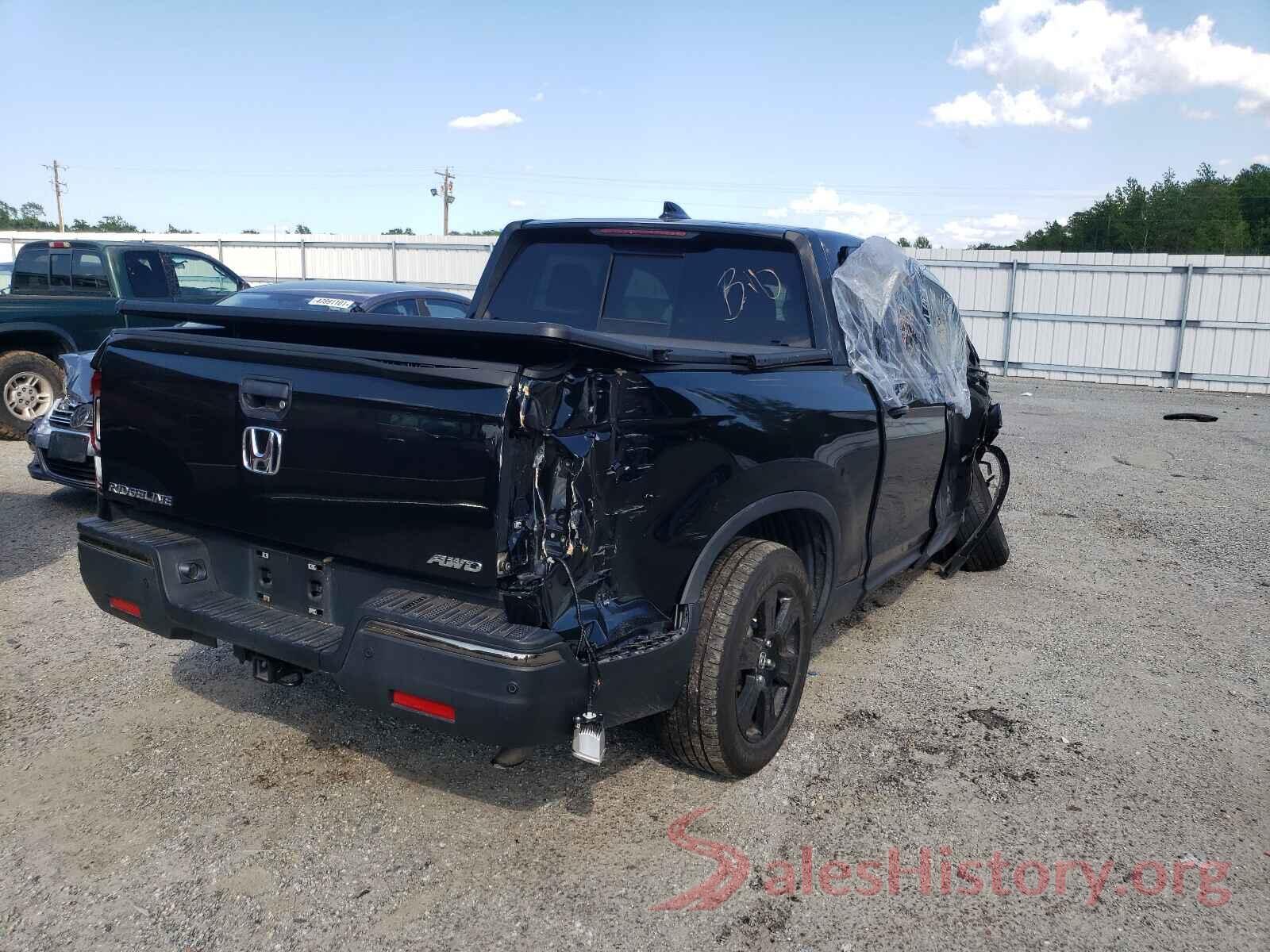 5FPYK3F8XKB037807 2019 HONDA RIDGELINE