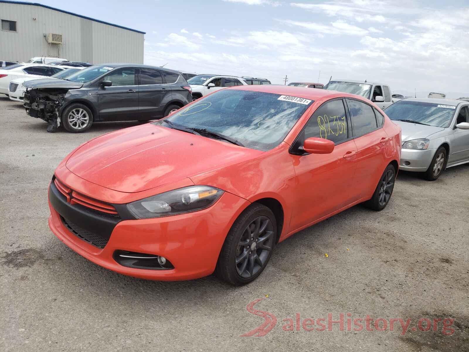 1C3CDFBB1GD682445 2016 DODGE DART