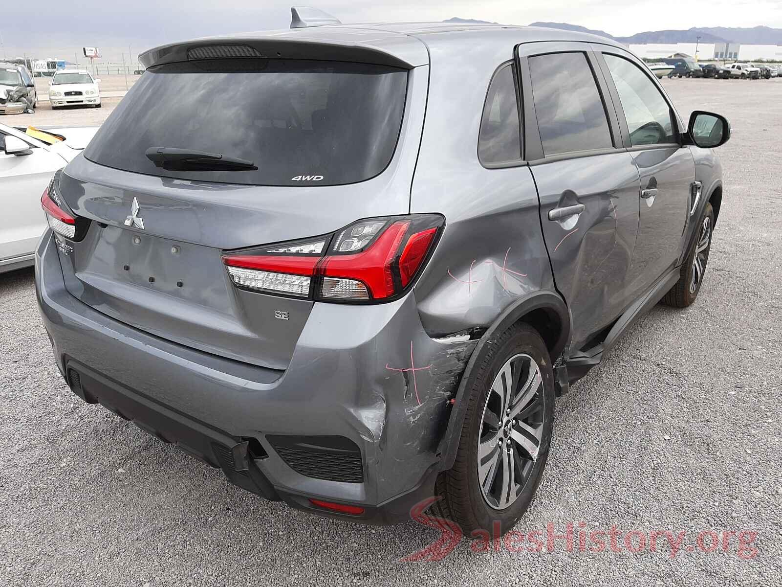 JA4ARUAU7MU014991 2021 MITSUBISHI OUTLANDER