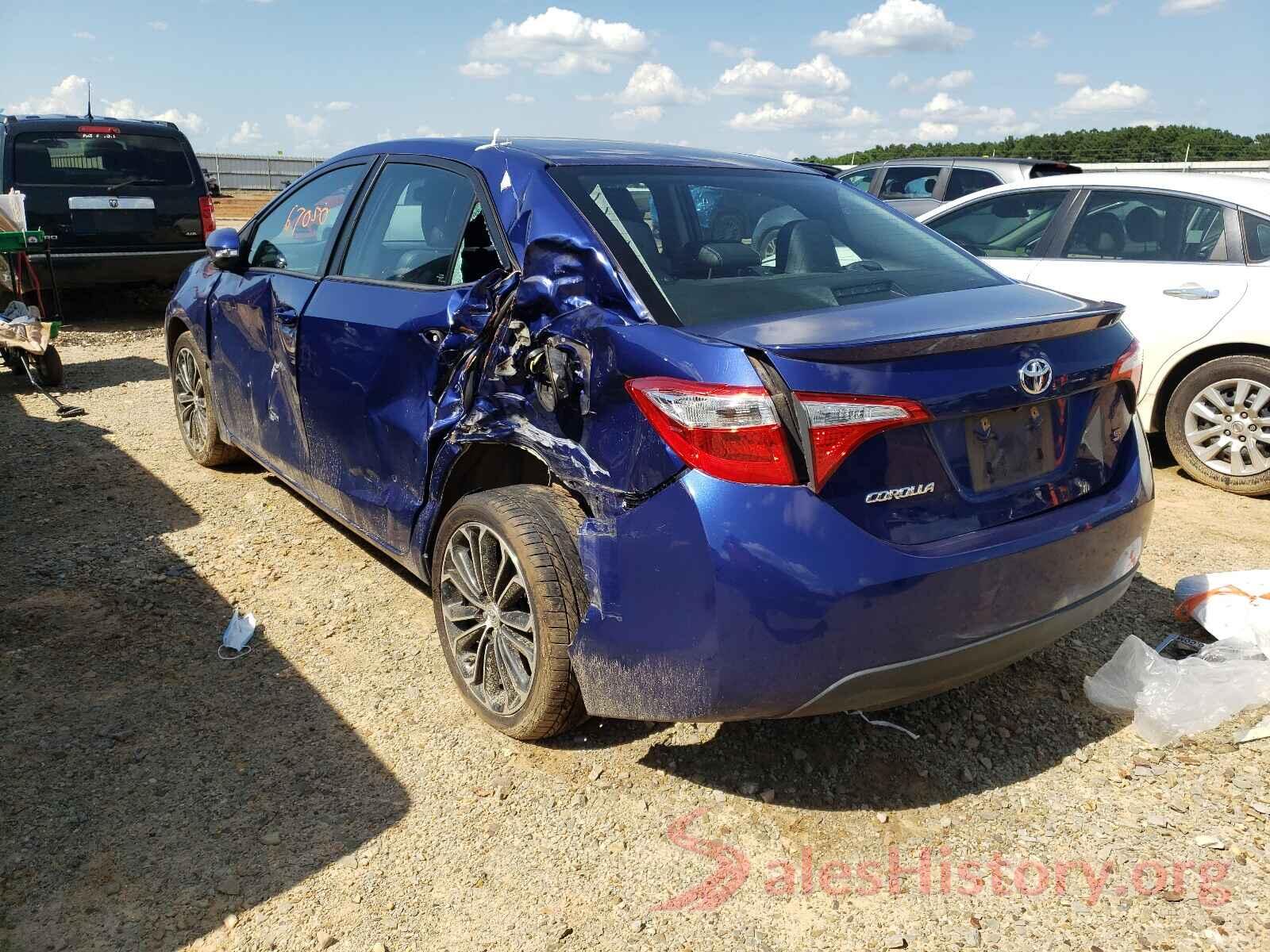 2T1BURHEXGC523219 2016 TOYOTA COROLLA