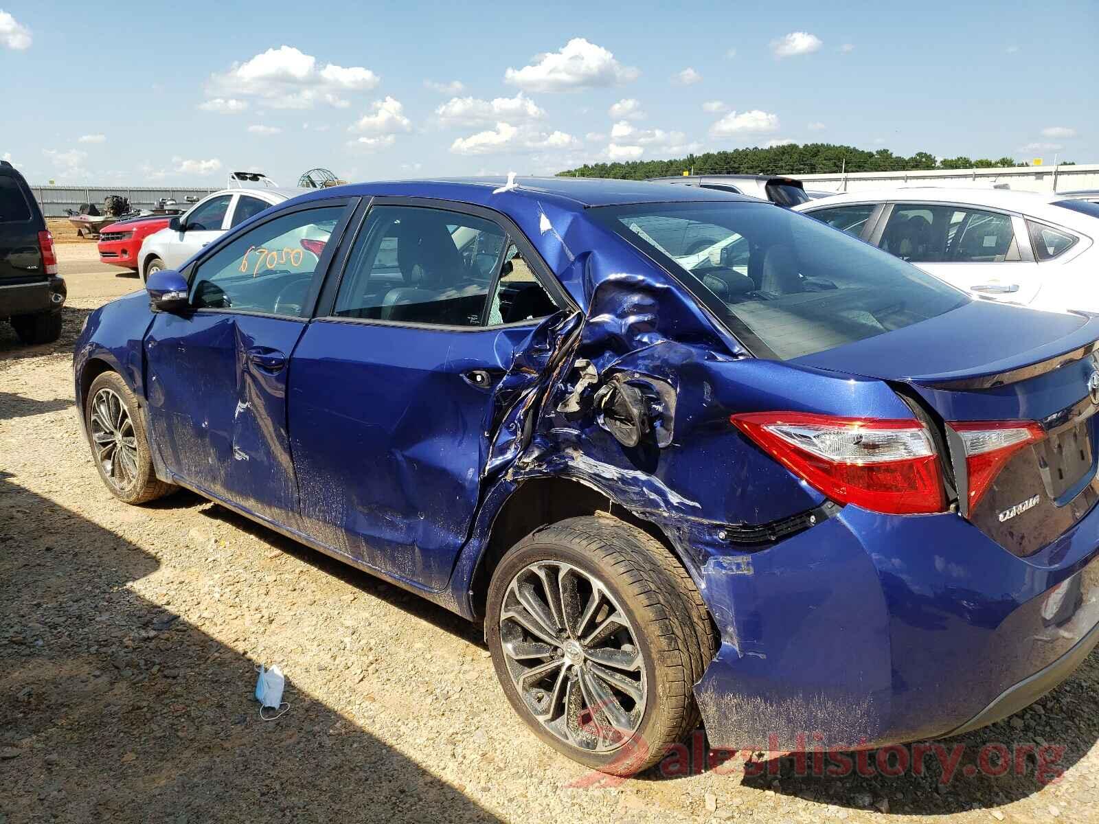 2T1BURHEXGC523219 2016 TOYOTA COROLLA