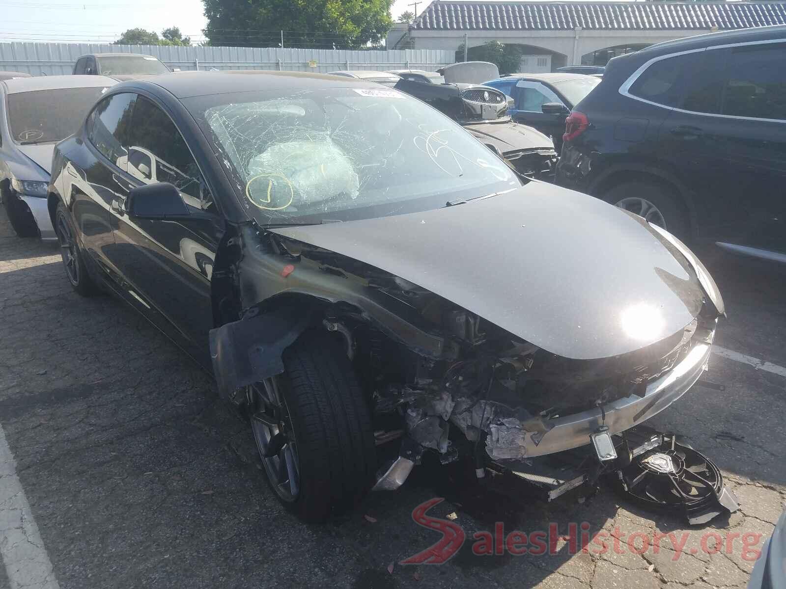 5YJ3E1EA0MF922281 2021 TESLA MODEL 3