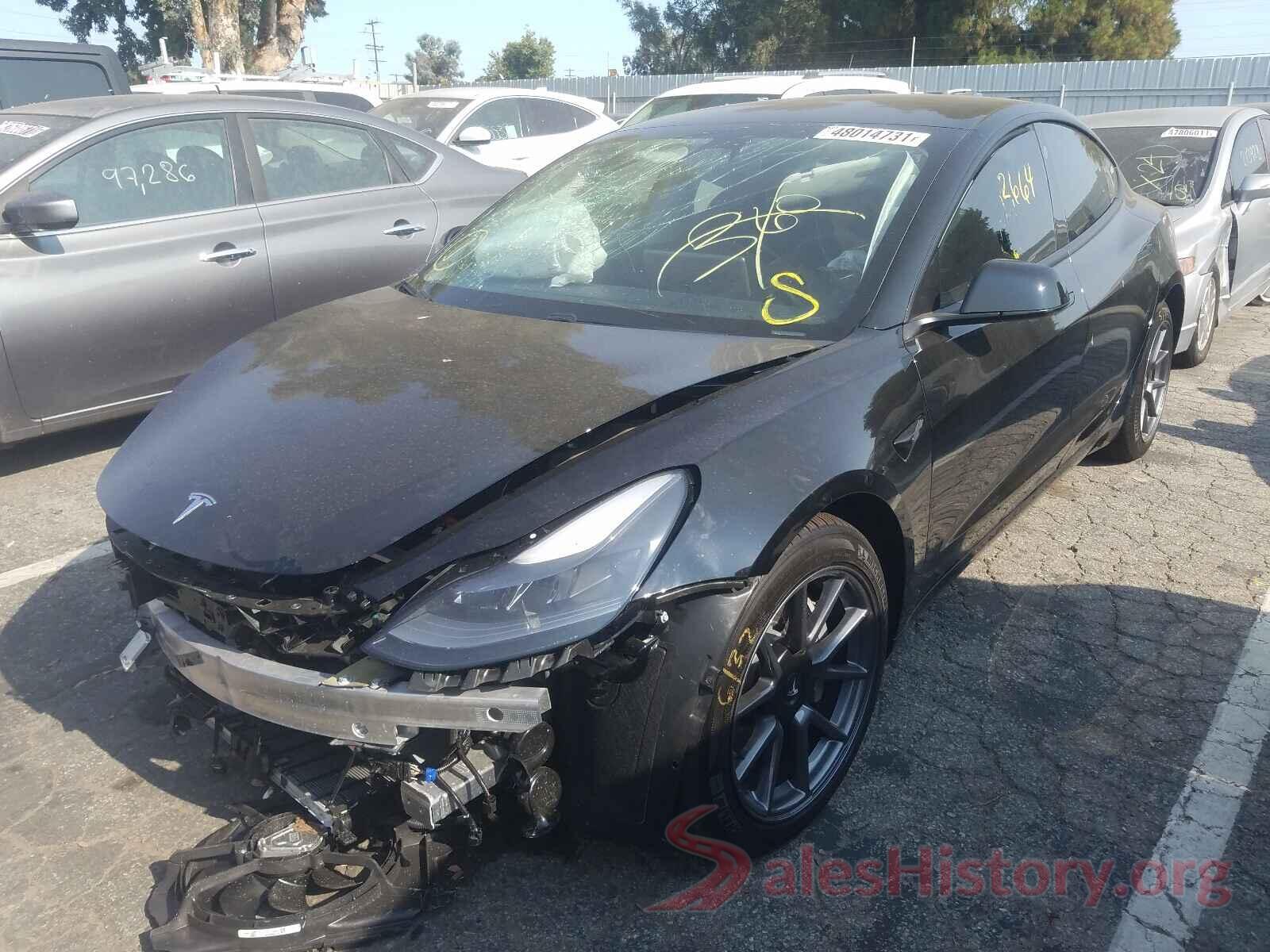 5YJ3E1EA0MF922281 2021 TESLA MODEL 3