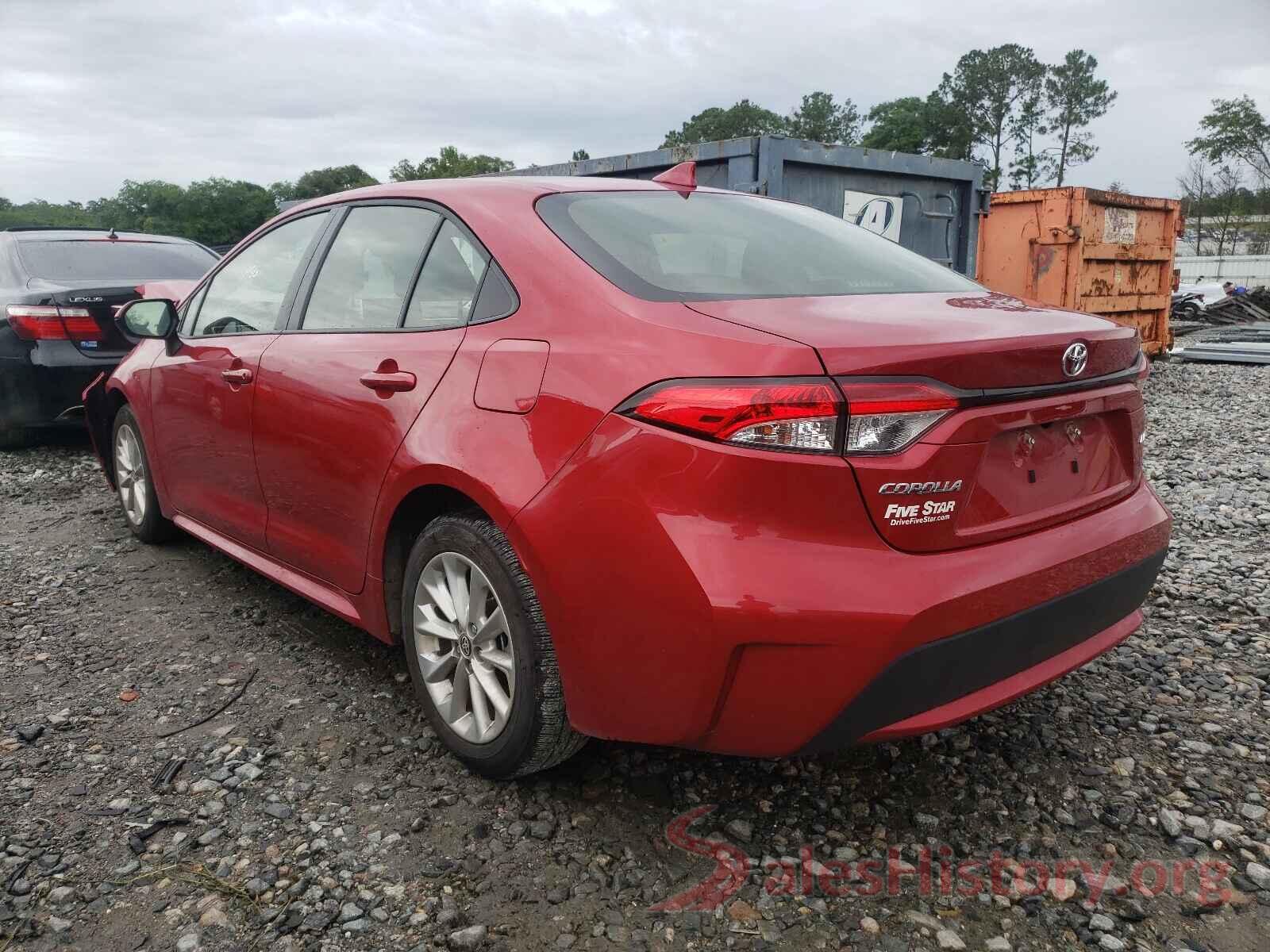 JTDVPMAE8MJ137609 2021 TOYOTA COROLLA