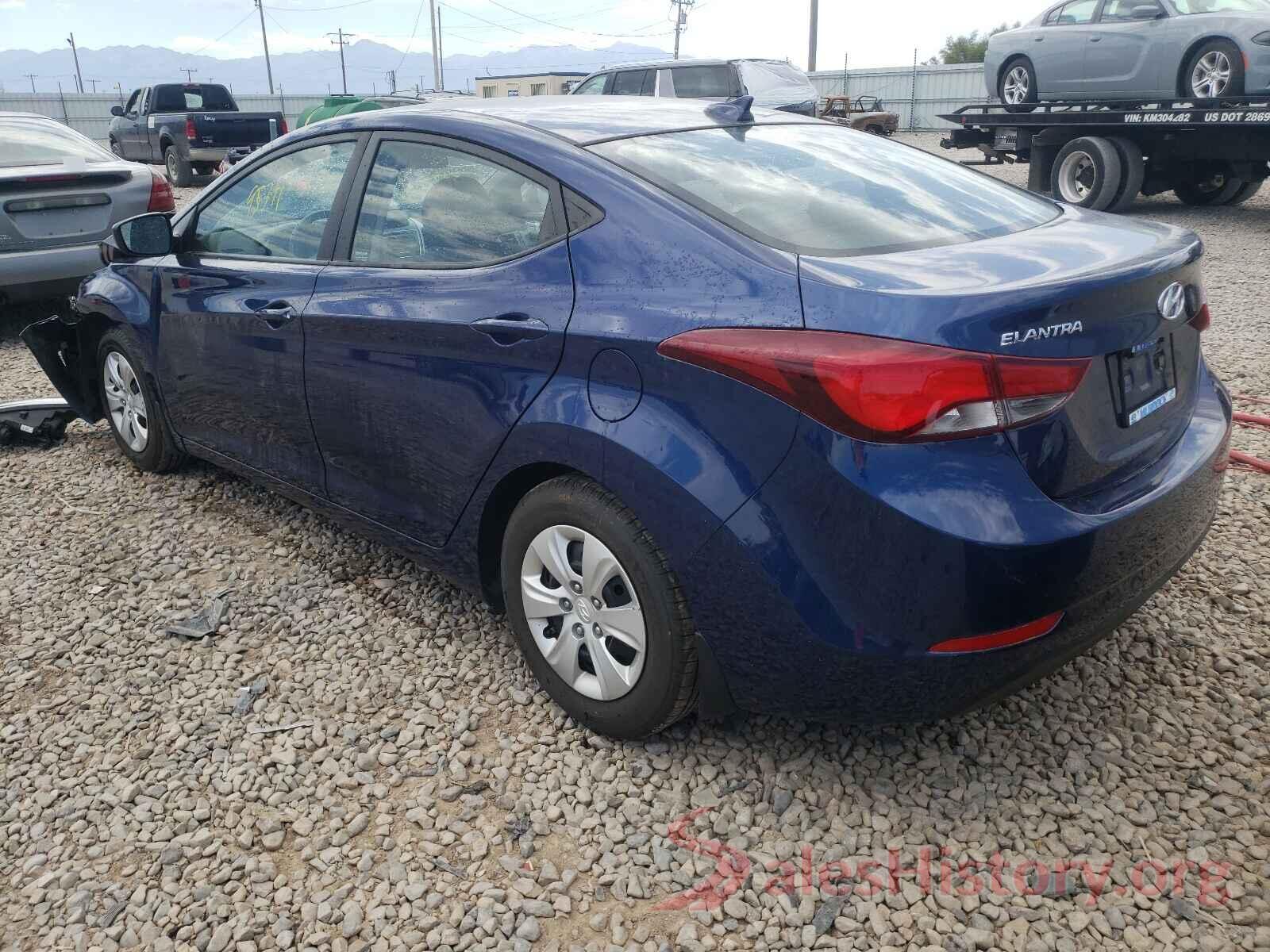 5NPDH4AE9GH684491 2016 HYUNDAI ELANTRA