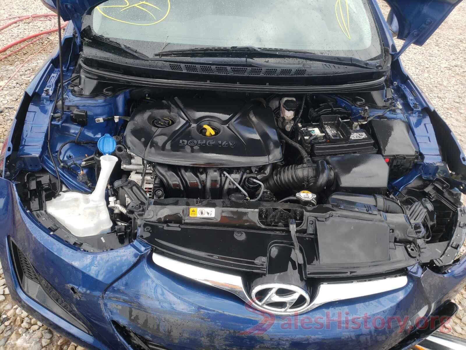 5NPDH4AE9GH684491 2016 HYUNDAI ELANTRA