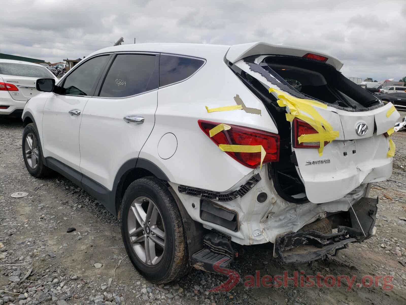 5NMZT3LB8HH010610 2017 HYUNDAI SANTA FE