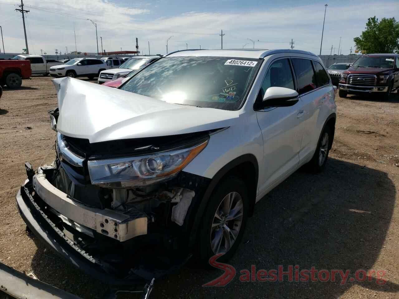 5TDJKRFH2FS181642 2015 TOYOTA HIGHLANDER