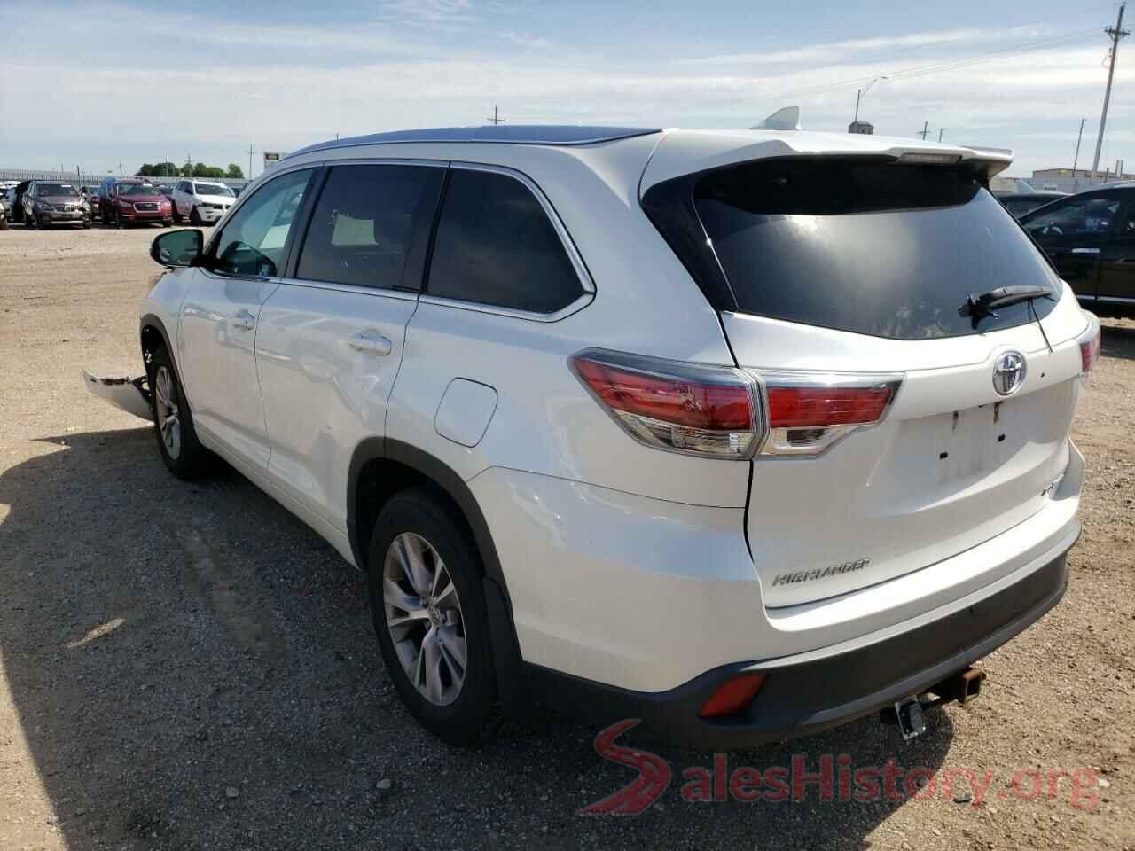 5TDJKRFH2FS181642 2015 TOYOTA HIGHLANDER