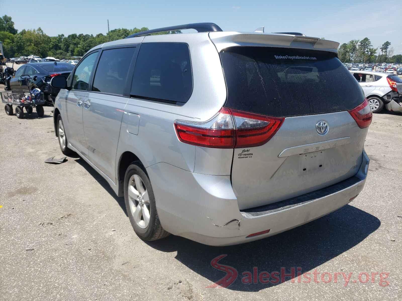 5TDKZ3DCXLS045453 2020 TOYOTA SIENNA