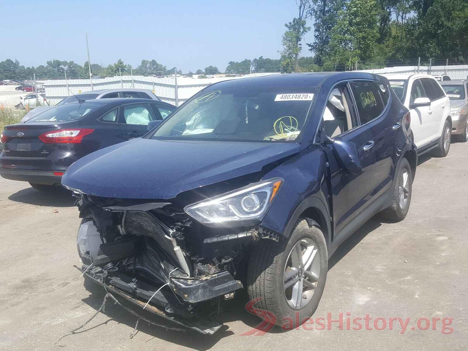 5XYZTDLB2JG542859 2018 HYUNDAI SANTA FE