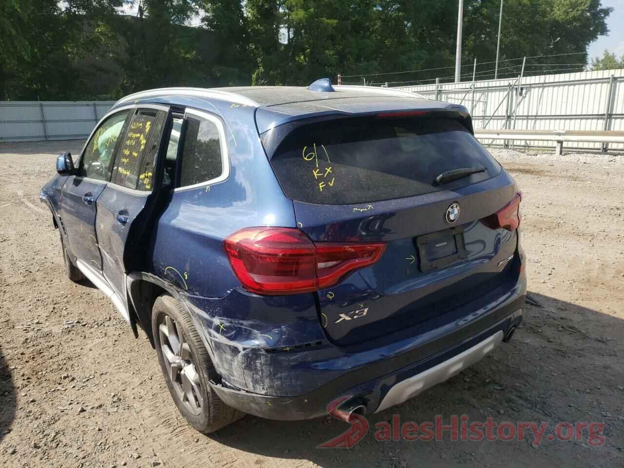 5UXTY5C06M9F11519 2021 BMW X3