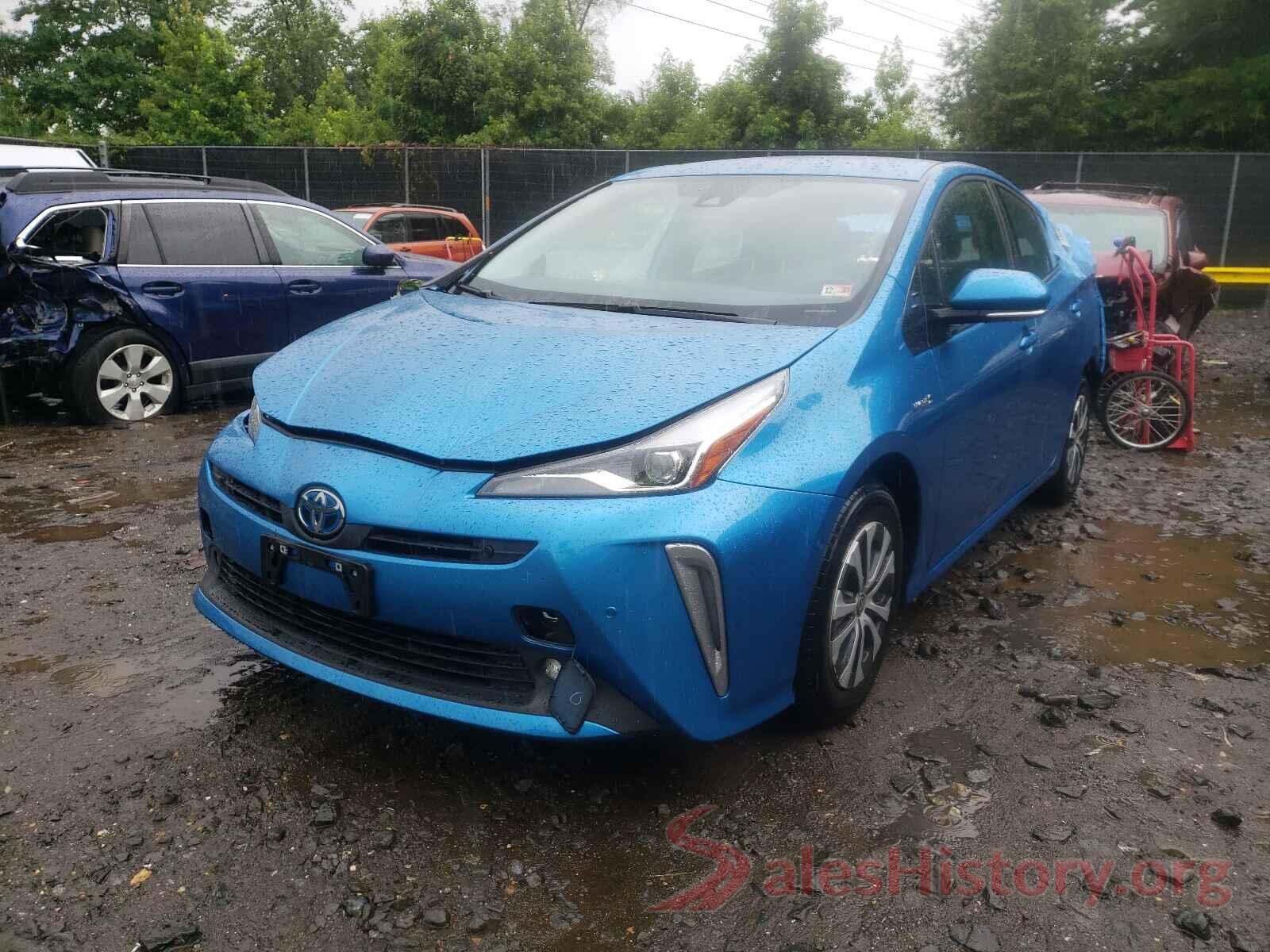 JTDL9RFU9L3013236 2020 TOYOTA PRIUS