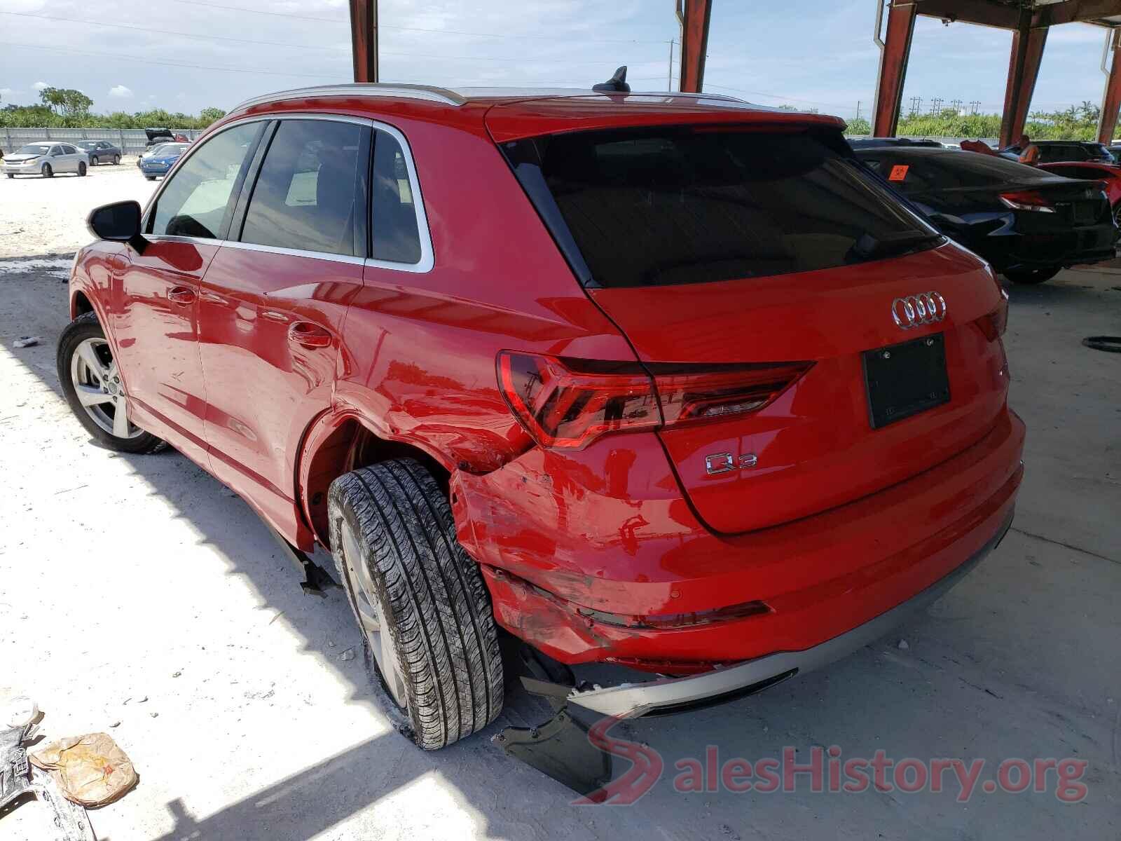 WA1AECF37L1022966 2020 AUDI Q3