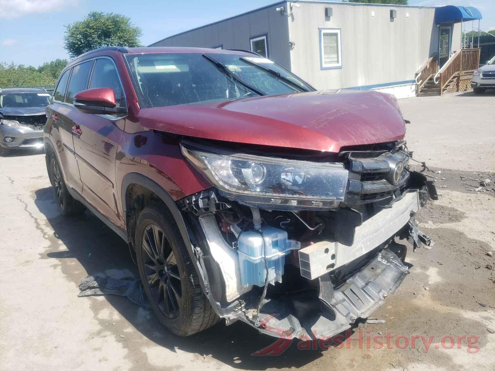 5TDJZRFH5KS701564 2019 TOYOTA HIGHLANDER