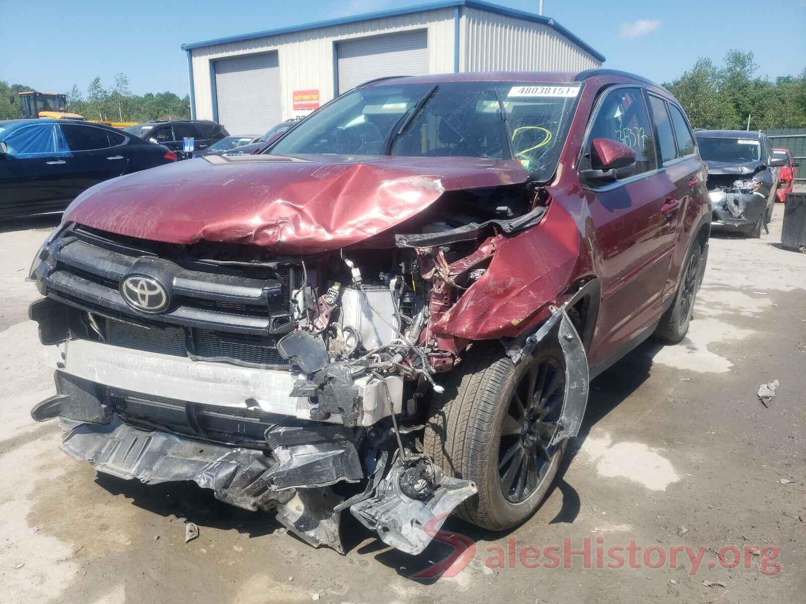 5TDJZRFH5KS701564 2019 TOYOTA HIGHLANDER