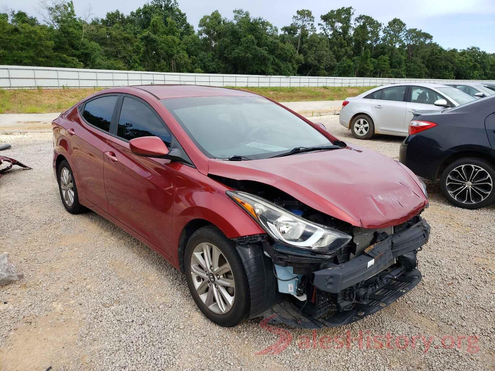 5NPDH4AE3GH722507 2016 HYUNDAI ELANTRA