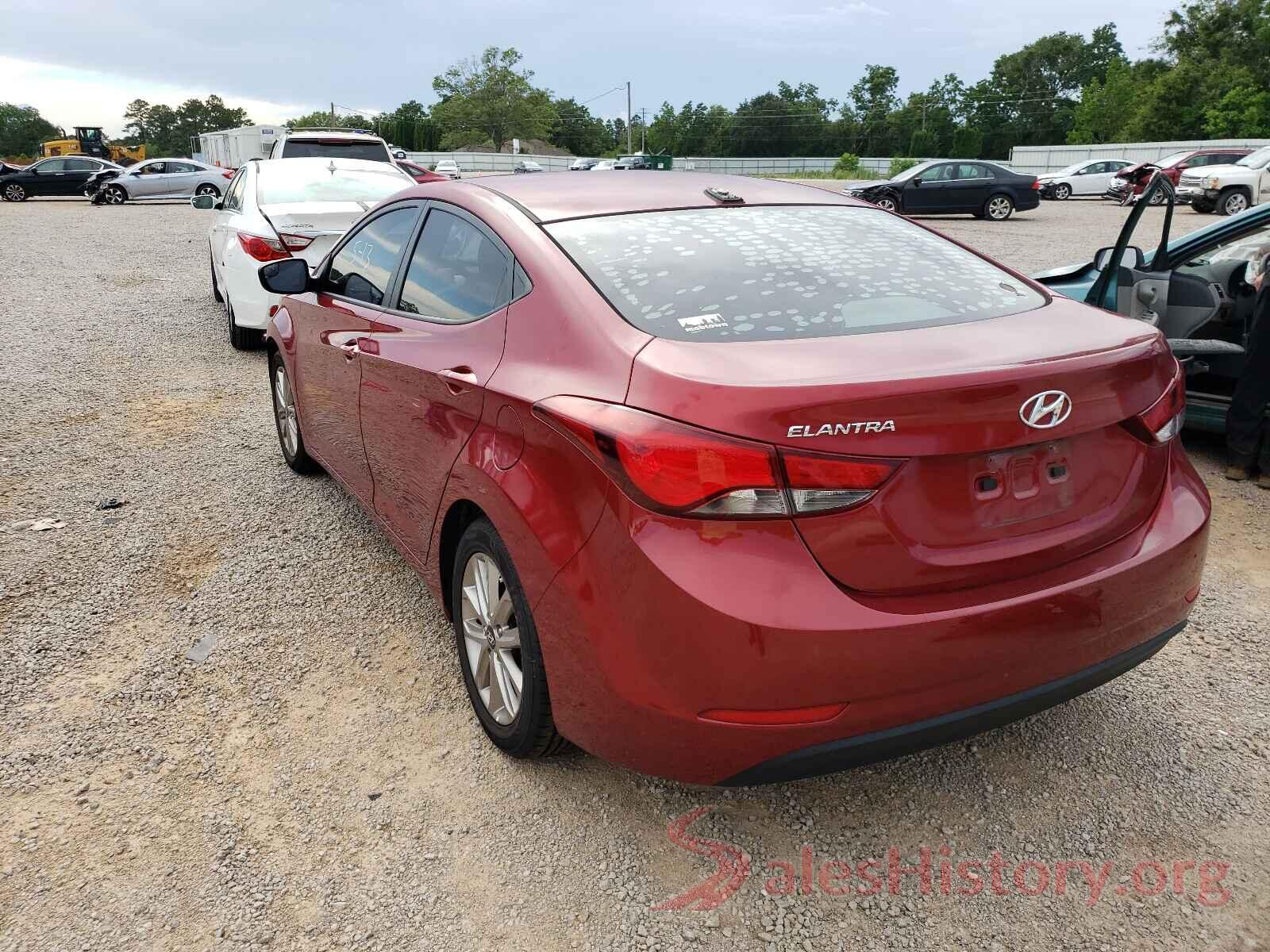 5NPDH4AE3GH722507 2016 HYUNDAI ELANTRA