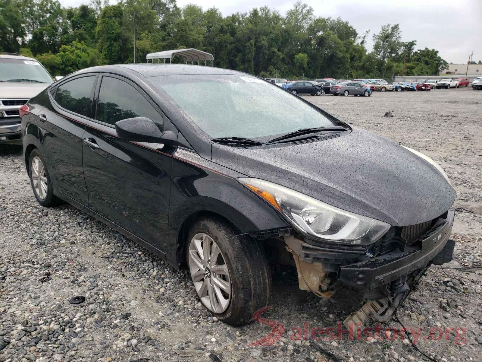 KMHDH4AEXGU635298 2016 HYUNDAI ELANTRA