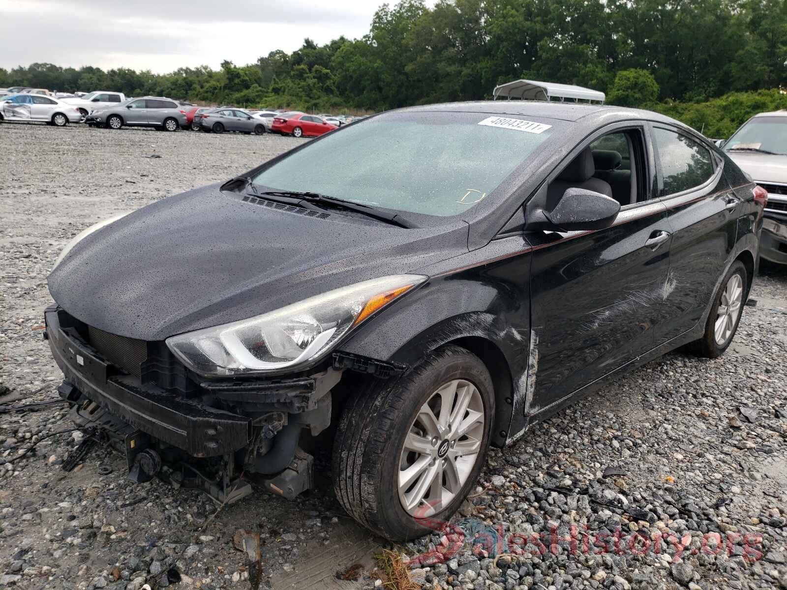 KMHDH4AEXGU635298 2016 HYUNDAI ELANTRA