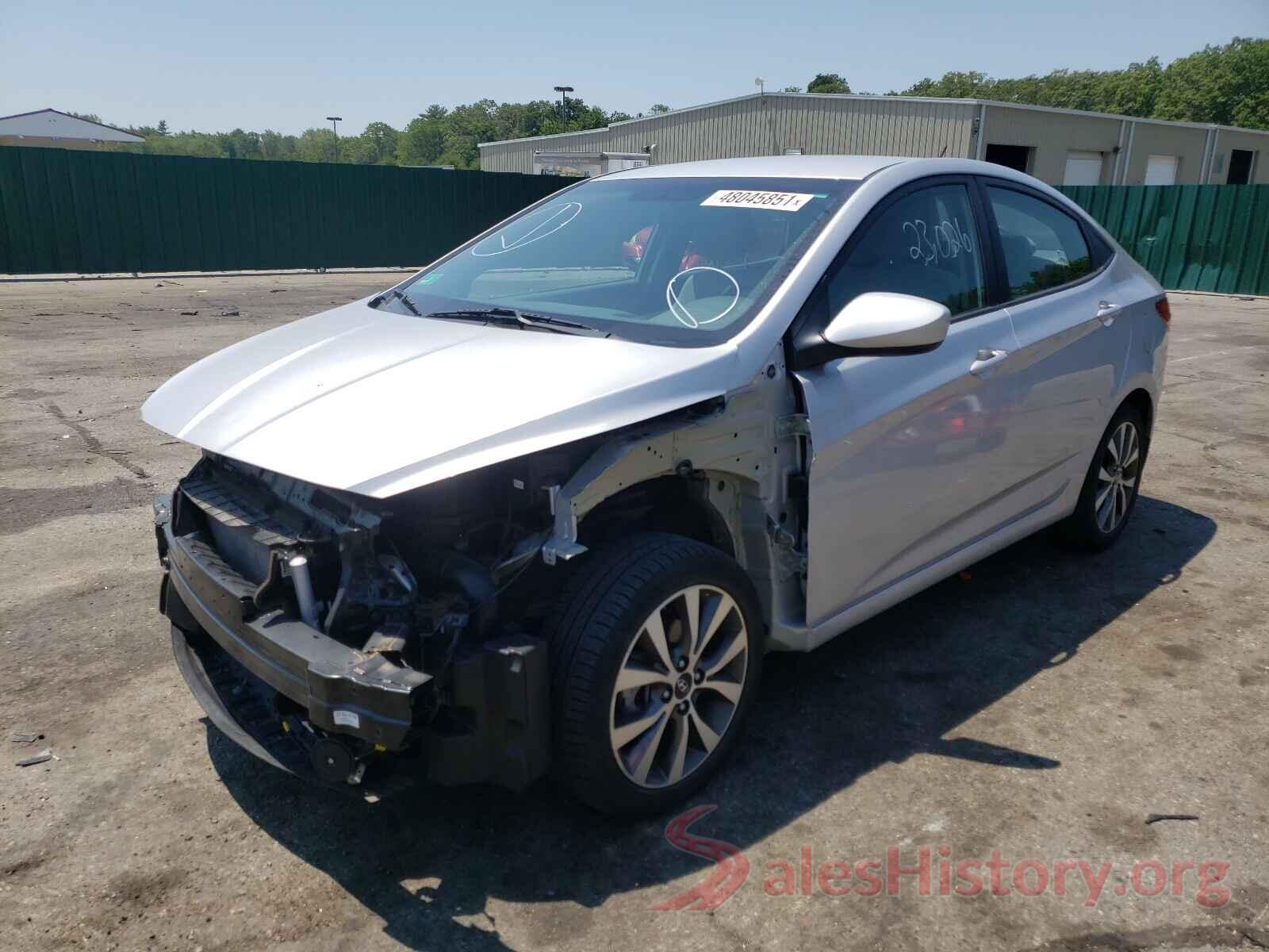 KMHCT4AE9HU347185 2017 HYUNDAI ACCENT