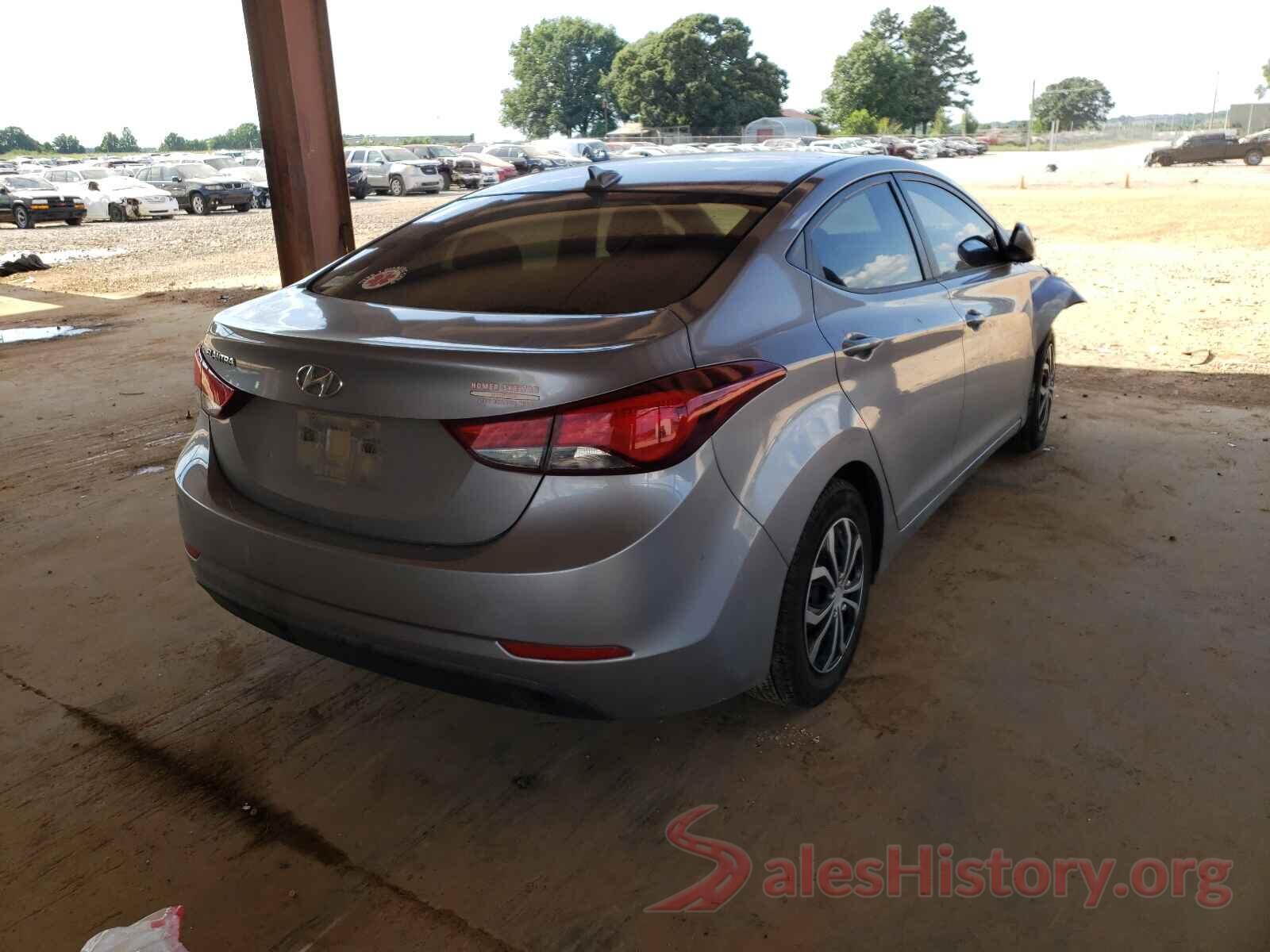 5NPDH4AE6GH783530 2016 HYUNDAI ELANTRA