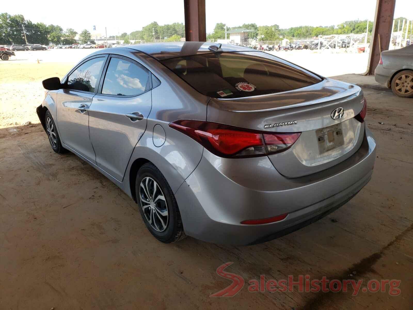 5NPDH4AE6GH783530 2016 HYUNDAI ELANTRA