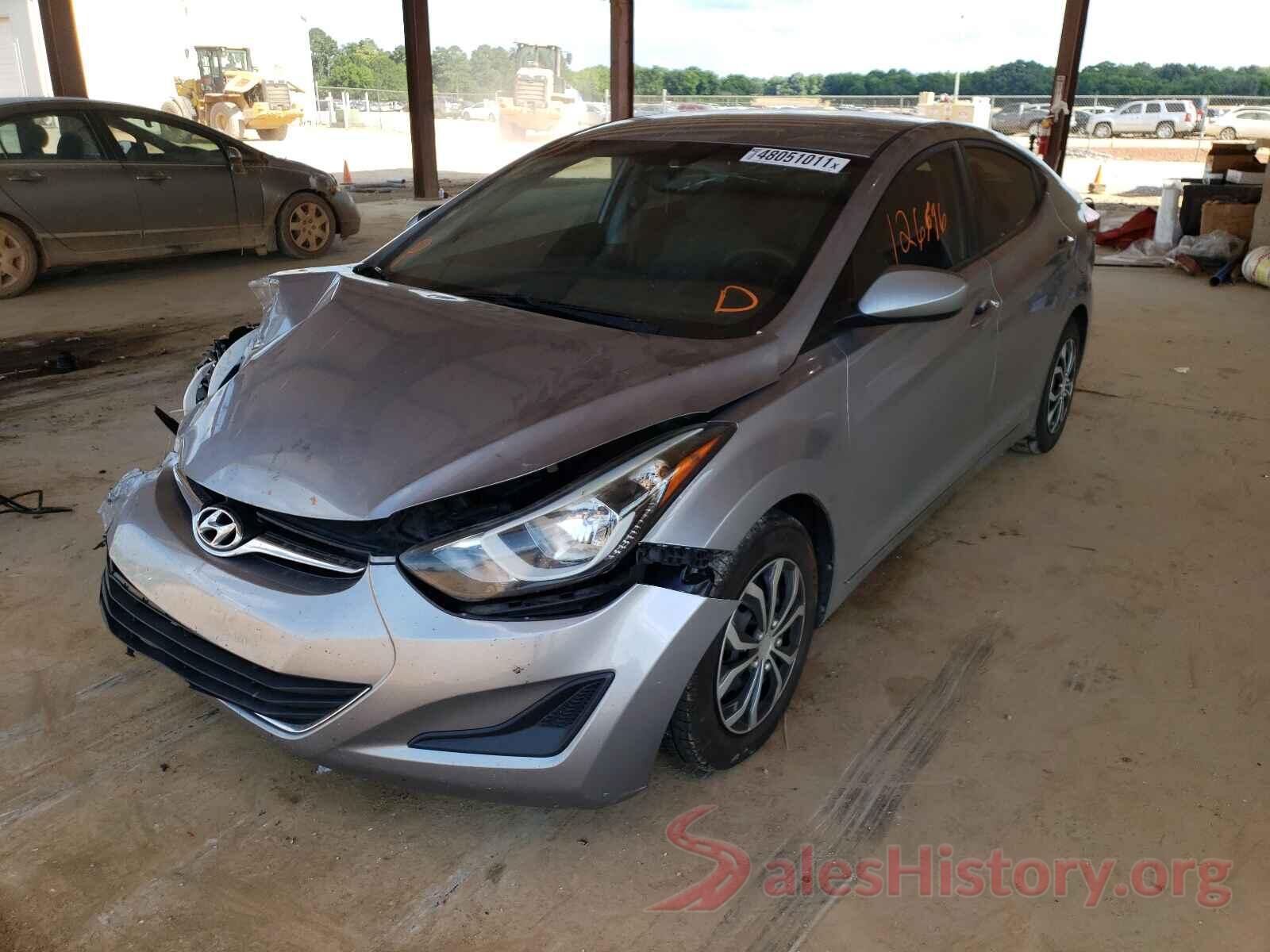 5NPDH4AE6GH783530 2016 HYUNDAI ELANTRA