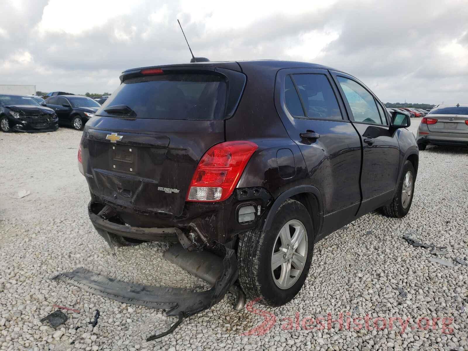 KL7CJKSB4LB332212 2020 CHEVROLET TRAX