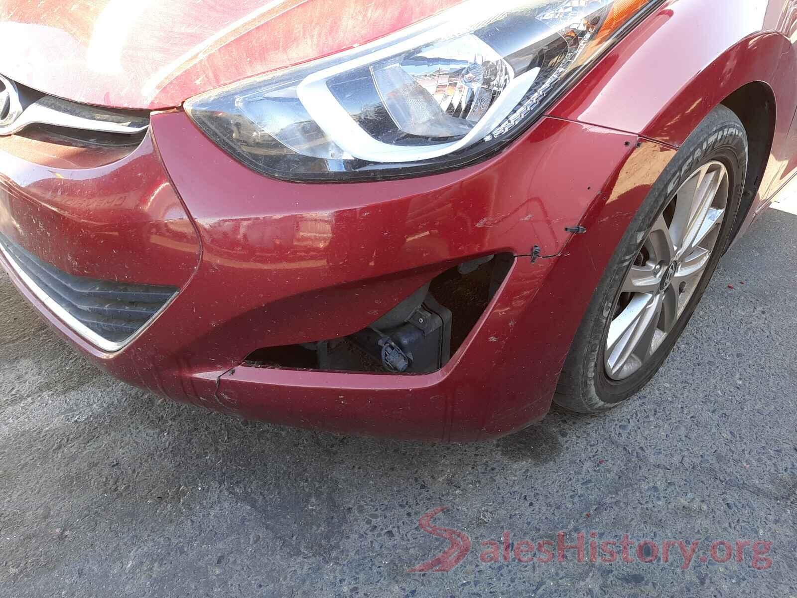 5NPDH4AE7GH738113 2016 HYUNDAI ELANTRA