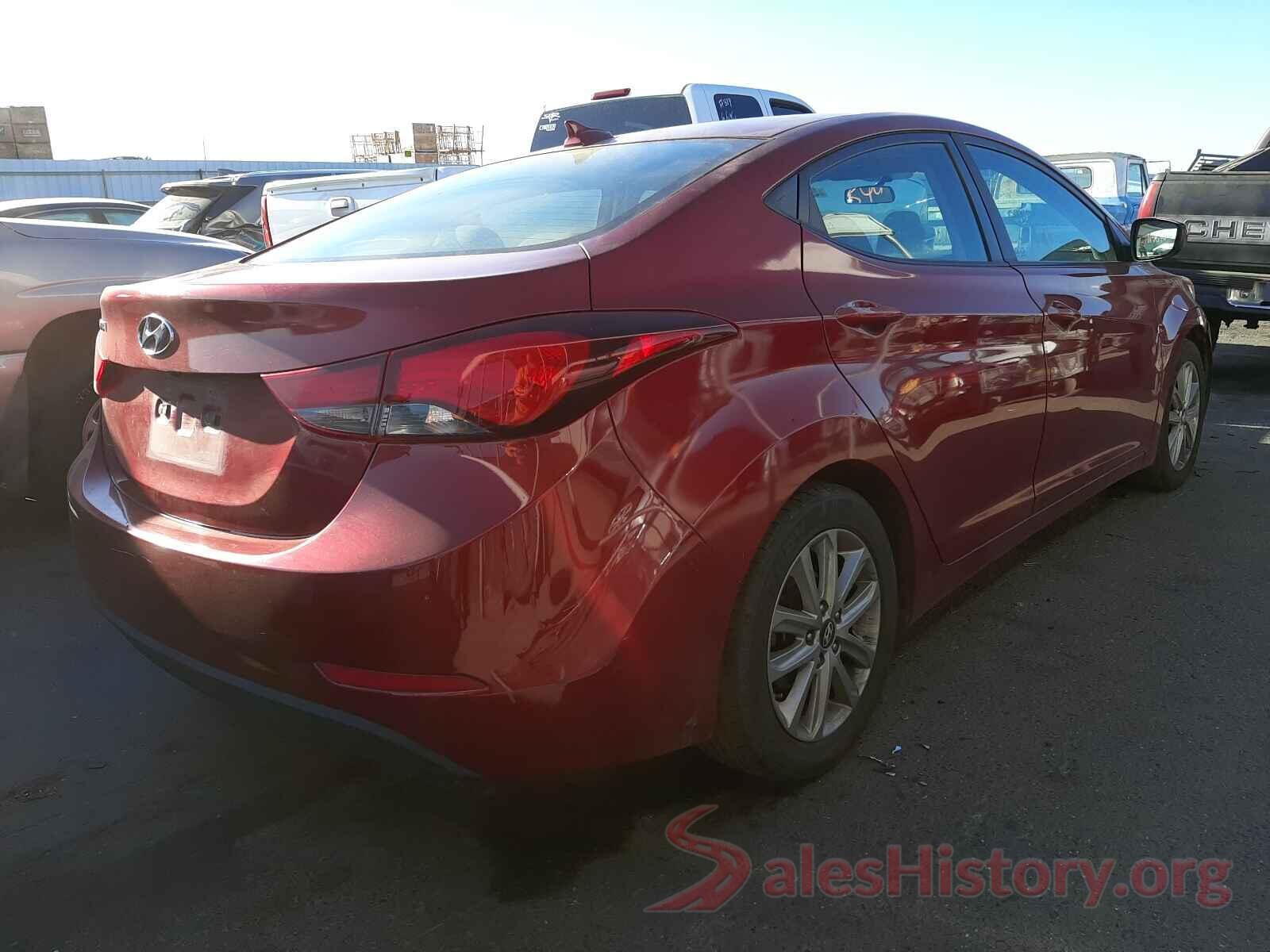 5NPDH4AE7GH738113 2016 HYUNDAI ELANTRA